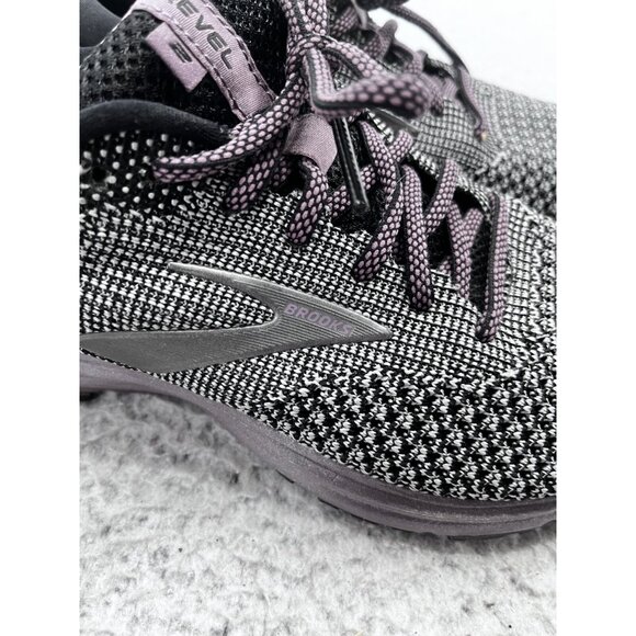 Women's Brooks Revel Gray Purple Athletic Running Sneakers Size 8.5 - Picture 5 of 10